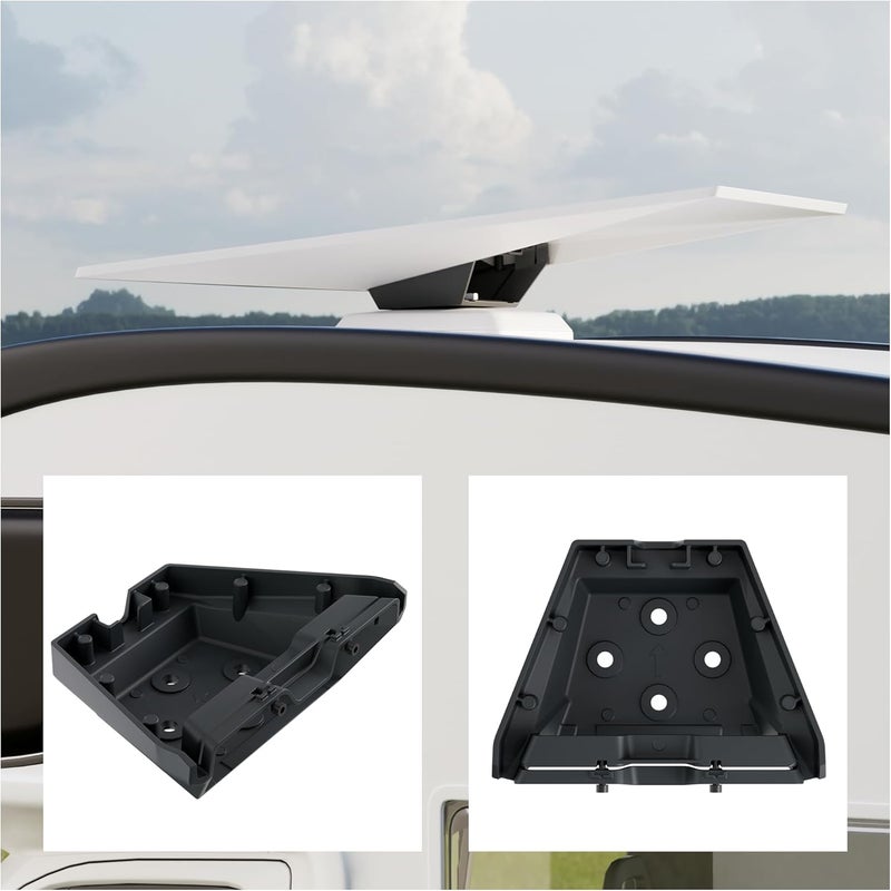 EAZUSE Starlink Gen 3 Mobility Mount, RV Roof Mount for Starlink Gen3 Standard, Flat V3 Mounting Kit for Boat Car Travel Trailer Anti-Theft Aluminum - Image 2
